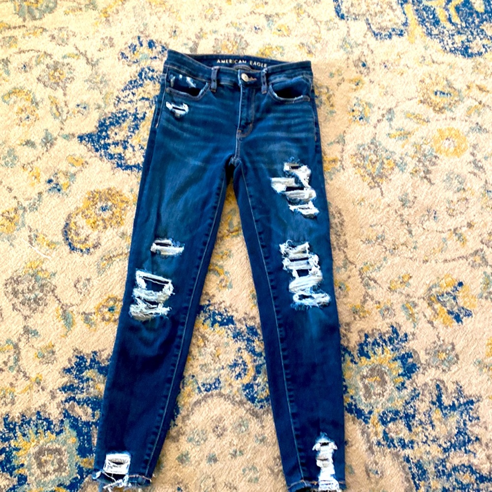 American eagle high rise Jegging crop